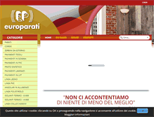Tablet Screenshot of europarati.it